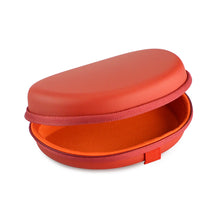 画像をギャラリービューアに読み込む, Geekria UltraShell ケース 交換用 SoloHD ヘッドホンに対応 交換 保護 用の ハードケース ハードシェルトラベルキャリングバッグ アクセサリー用のスペースがあり (赤)
