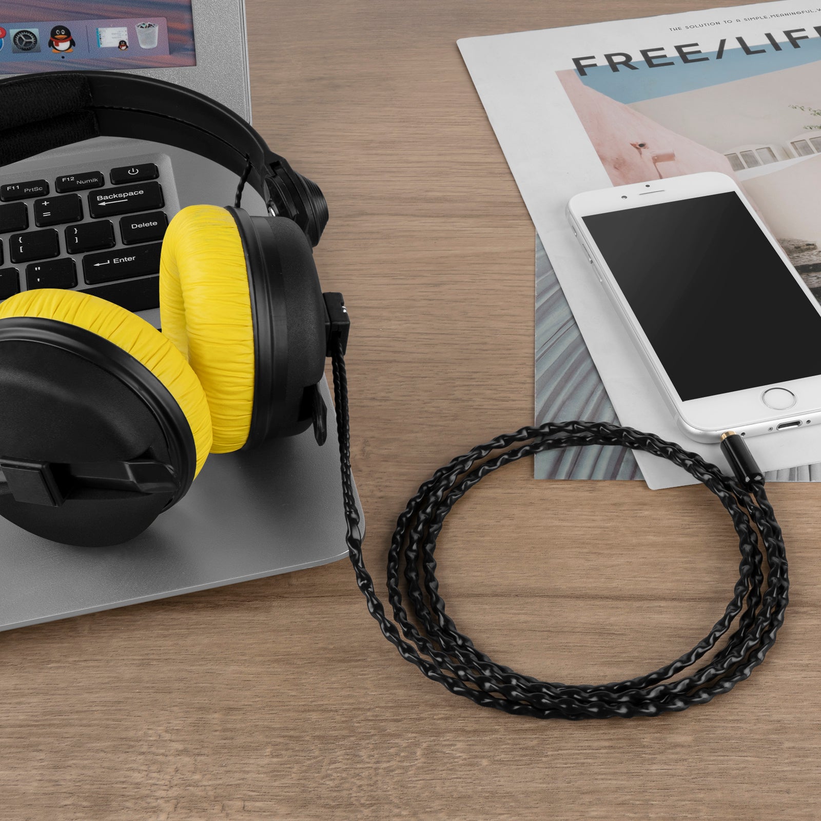 Geekria Apollo ヘッドフォンケーブルSennheiser HD25, HD25-1