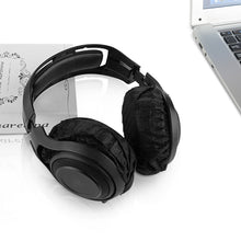 画像をギャラリービューアに読み込む, Geekria カバー 20個入(10ペア) ヘッドホンカバー 劣化防止、防塵 イヤーパッドカバー ストレッチニット 11-16CM ヘッドホン用 不織布 (大型 / ブラック)
