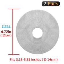 画像をギャラリービューアに読み込む, Geekria カバー 2 ペア 互換性 イヤーパッドカバー 劣化防止、防塵 ヘッドホン交換用 ストレッチニット 11-16CM ヘッドホン用 洗濯可 (大型 / グレー)
