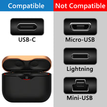 画像をギャラリービューアに読み込む, Geekria 充電ケーブル 互換性 Type-C 充電コード USB to USB-C Sony WIXB400 WISP510 WIC600N WF1000XM4 WF1000XM3 WI1000XM2 WFXB700 WFSP900 WFSP800N WFH800 WFC500 SBH90C SBH82D LinkBuds WF-L900 に対応 (黒/30cm)
