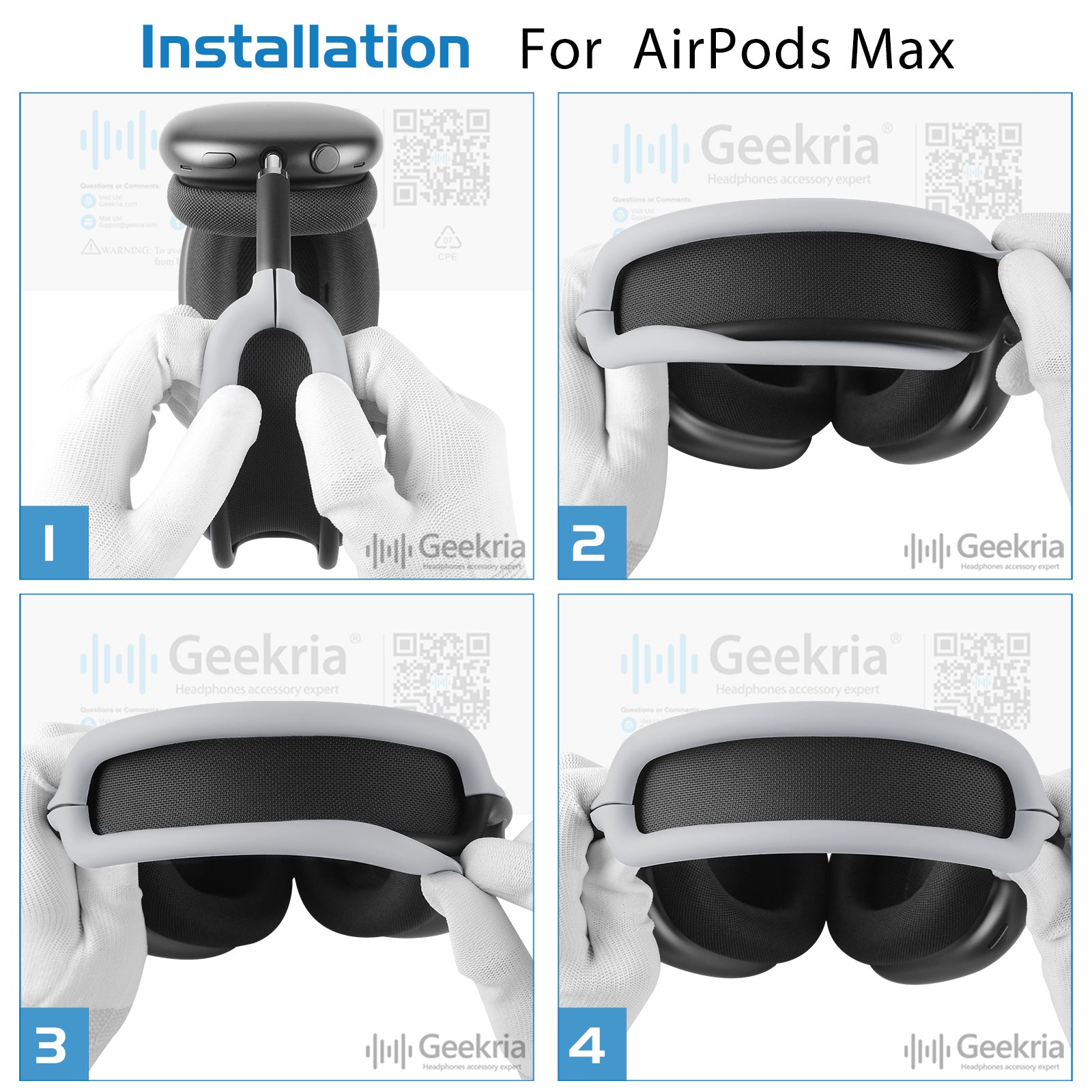 Geekria ヘッドバンド 互換性 ヘッドホンヘッドバンド AirPods Max