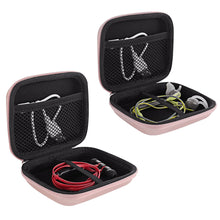 画像をギャラリービューアに読み込む, Geekria UltraShell ケース 交換用 1MORE, Anker, Edifier, Mpow, TCL ヘッドホンに対応 交換 保護 用の ハードケース ハードシェルトラベルキャリングバッグ アクセサリー用のスペースがあり (ローズゴールド)
