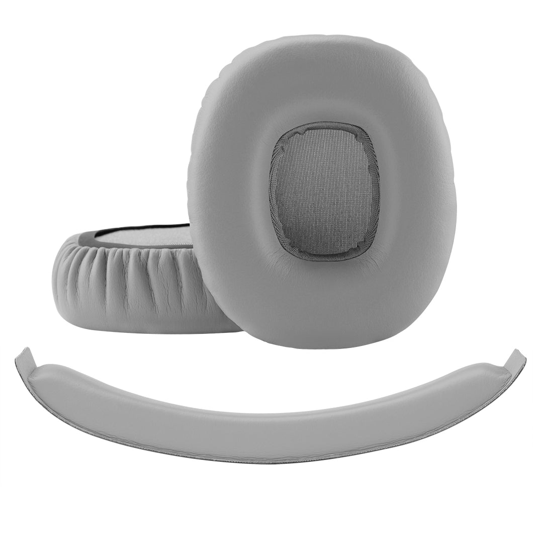 Geekria イヤーパッド QuickFit プロテインレザー 互換性 ヘッドバンパッド JBL J55 J55a J55i ヘッドホンに対応 パッド イヤークッション / イヤーカップ