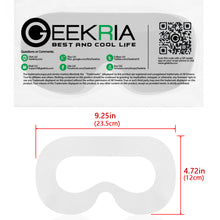 画像をギャラリービューアに読み込む, Geekria アイマスク HTC VIVE Pro Virtual カバー VR体験用 衛生布 Facial Mask Eye Mask 使い捨てカバー (フェイス*1 + カバー *100 )
