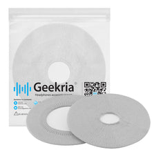 画像をギャラリービューアに読み込む, Geekria カバー 2 ペア 互換性 イヤーパッドカバー 劣化防止、防塵 ヘッドホン交換用 ストレッチニット 11-16CM ヘッドホン用 洗濯可 (大型 / グレー)
