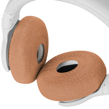 画像をギャラリービューアに読み込む, Geekria カバー 2 ペア 互換性 イヤーパッドカバー 劣化防止、防塵 ヘッドホン交換用 ストレッチニット 4-8CM ヘッドホン用 洗濯可 (Small / ブラウン)
