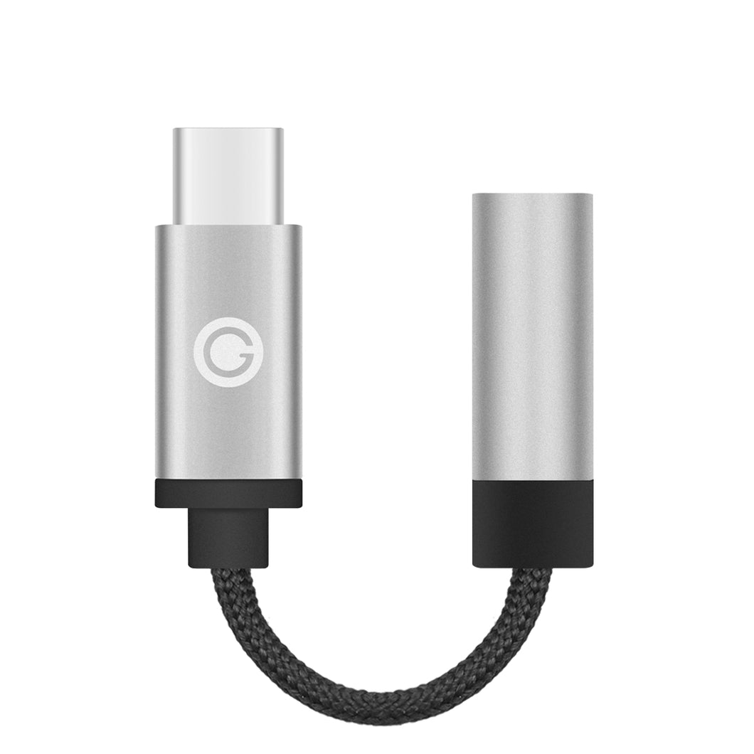 Geekria USB Type C → 3.5mm オーディオ変換ケーブル USB-C to 3.5mm メス 高耐久ナイロン ヘッドフォン ジャック アダプタイヤーホン 変換 コード ヘッドフォン ジャック アダプタイヤーホン 変換 コード Sony Xperia, Huawei, Sharp Aquos, HTC U11, ASUS, Samsung, Google Pixel 2/2XL MacPro Air 等に用 12cm