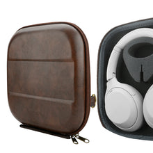画像をギャラリービューアに読み込む, Geekria ケース UltraShell ヘッドホンケース 互換性 ハードケース 旅行用 ハードシェルケース レイフラット Over-Ear Headphones に対応 収納ポーチ付属 (Brown)
