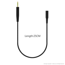 画像をギャラリービューアに読み込む, ケーブルBose SoundTrue/SoundTrue II,QC25等対応2.5 mm Male to 3.5 mm Femaleケーブル25cmオーディオアダプターコード(ブラック)
