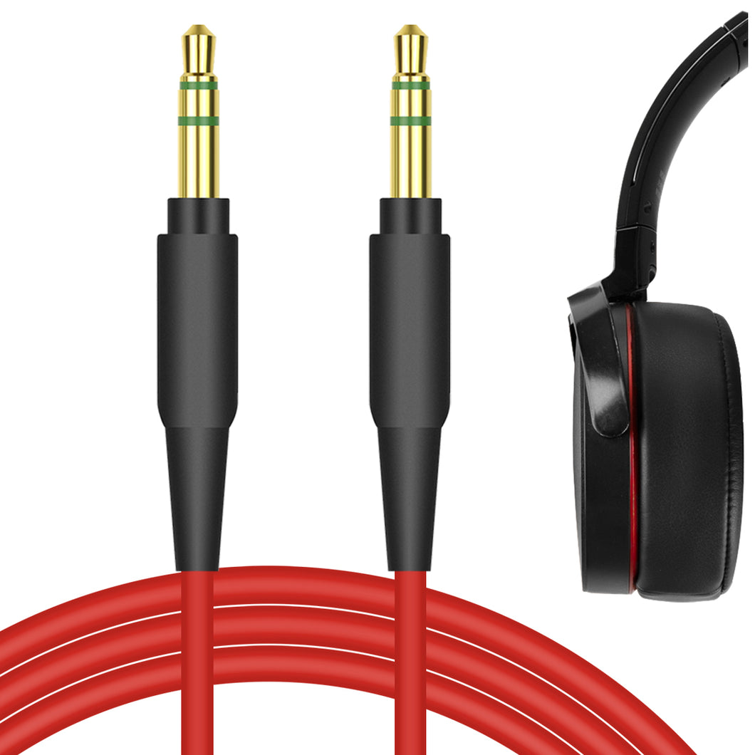 Geekria ケーブル QuickFit 互換性 オーディオコード Sony MDR-XB950B1, XB950N1, XB950BT, XB750BT, XB650BT, WH-1000XM4, 1000XM3, XB910N, XB900N ヘッドホンケーブル、3.5mm に適合する 170cm