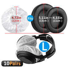 画像をギャラリービューアに読み込む, Geekria カバー 20個入(10ペア) ヘッドホンカバー 劣化防止、防塵 イヤーパッドカバー ストレッチニット 11-16CM ヘッドホン用 不織布 (大型 / ホワイト)
