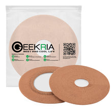 画像をギャラリービューアに読み込む, Geekria カバー 2 ペア 互換性 イヤーパッドカバー 劣化防止、防塵 ヘッドホン交換用 ストレッチニット 11-16CM ヘッドホン用 洗濯可 (大型 / ブラウン)
