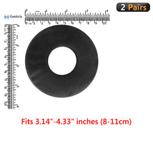 画像をギャラリービューアに読み込む, Geekria カバー 2 ペア 互換性 イヤーパッドカバー 劣化防止、防塵 ヘッドホン交換用 ストレッチニット 8-11CM ヘッドホン用 洗濯可 ( 中型 / ブラック)
