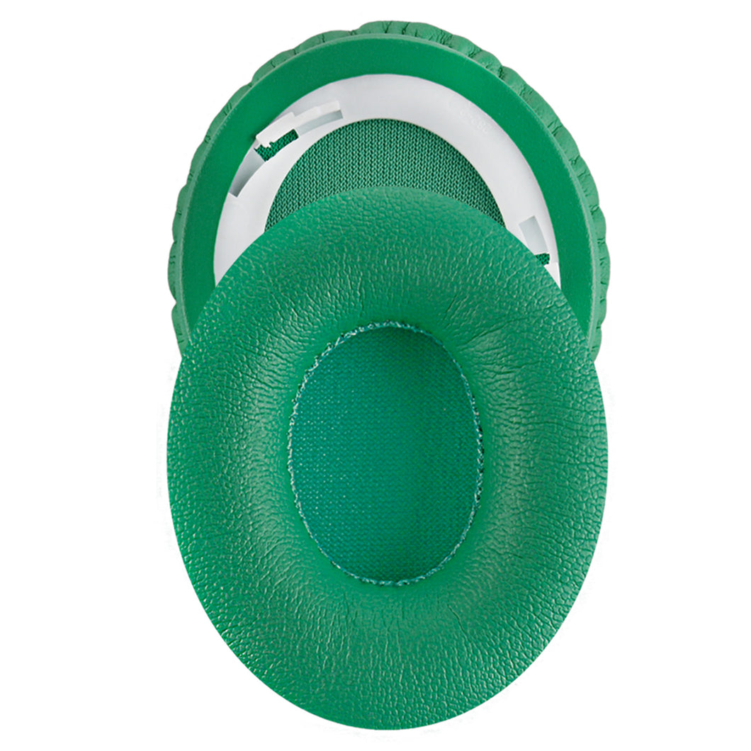 Geekria QuickFit Protein Leather 互換性 イヤーパッド SoloHD On-Ear ヘッドホンに対応 イヤパッド/イヤークッション/イヤーカップ (Green)